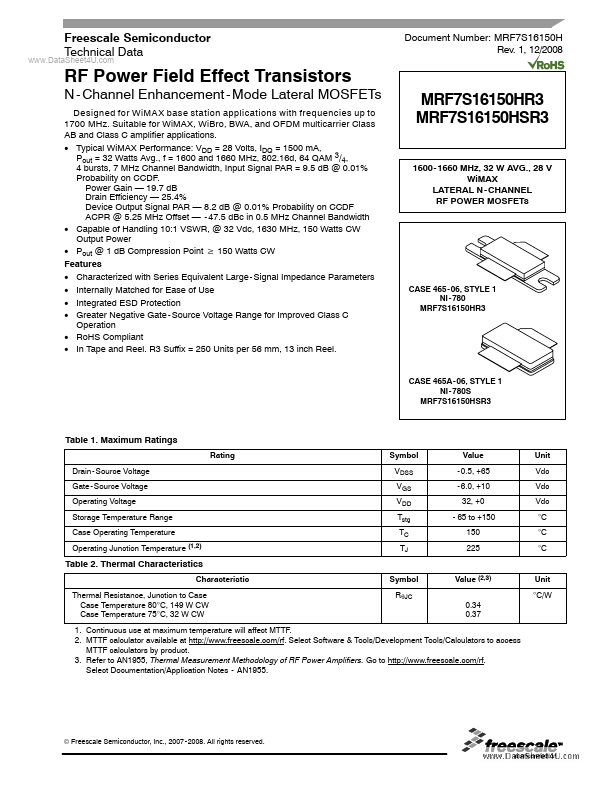 MRF7S16150HR3