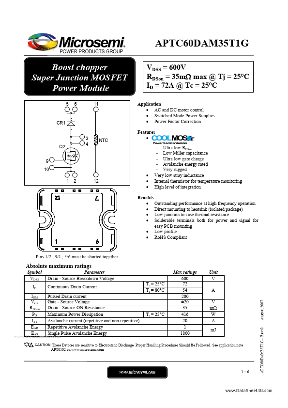 APTC60DAM35T1G