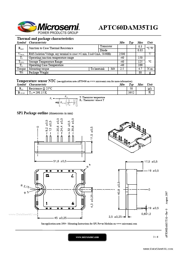 APTC60DAM35T1G