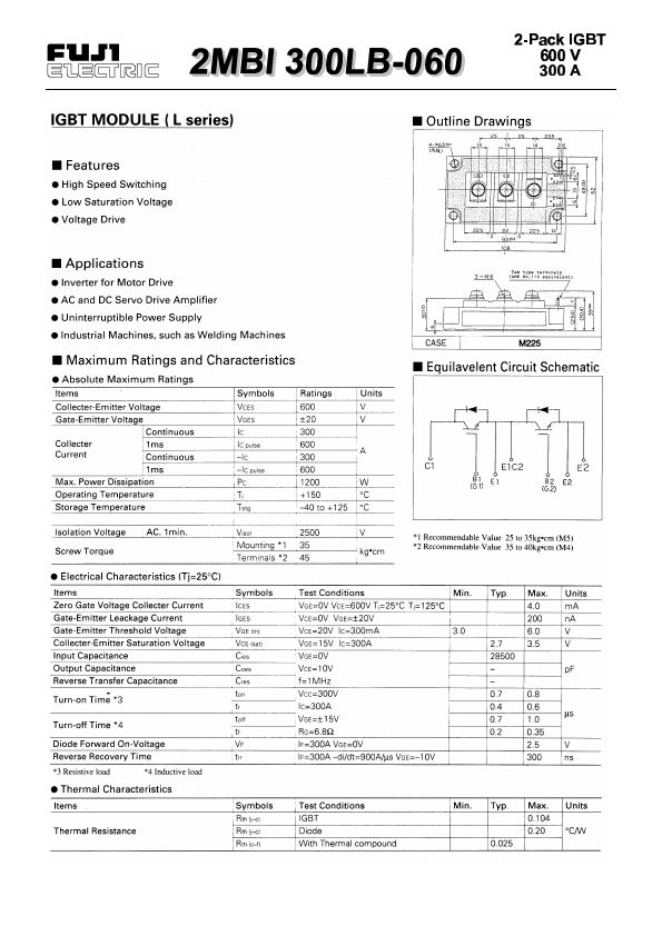 2MBI300LB-060