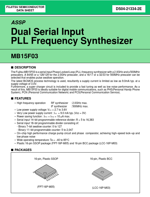 MB15F03