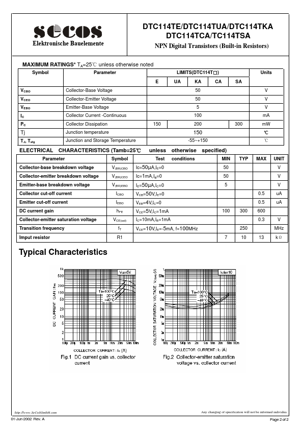 DTC114TCA