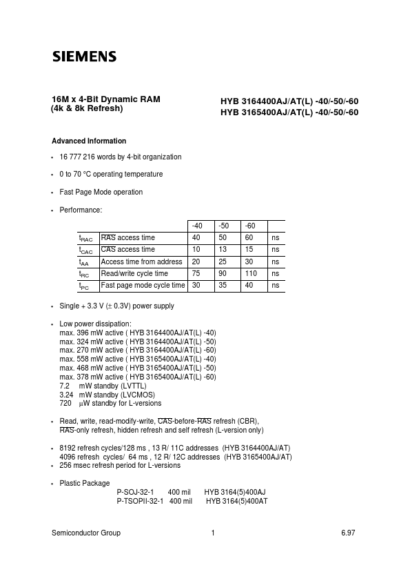 HYB3165400AT-50