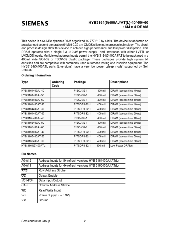 HYB3165400AT-50