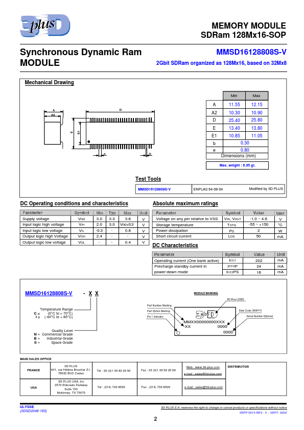 MMSD16128808S-V