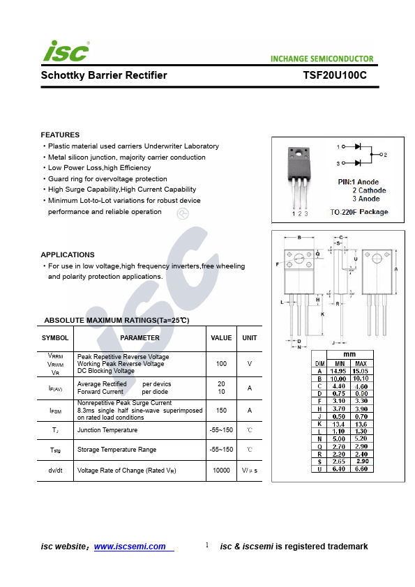 TSF20U100C