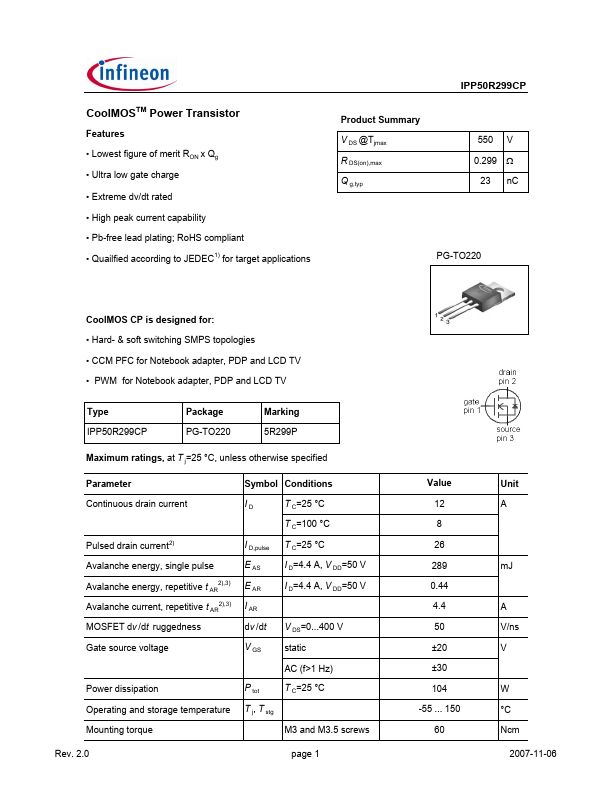 IPP50R299CP