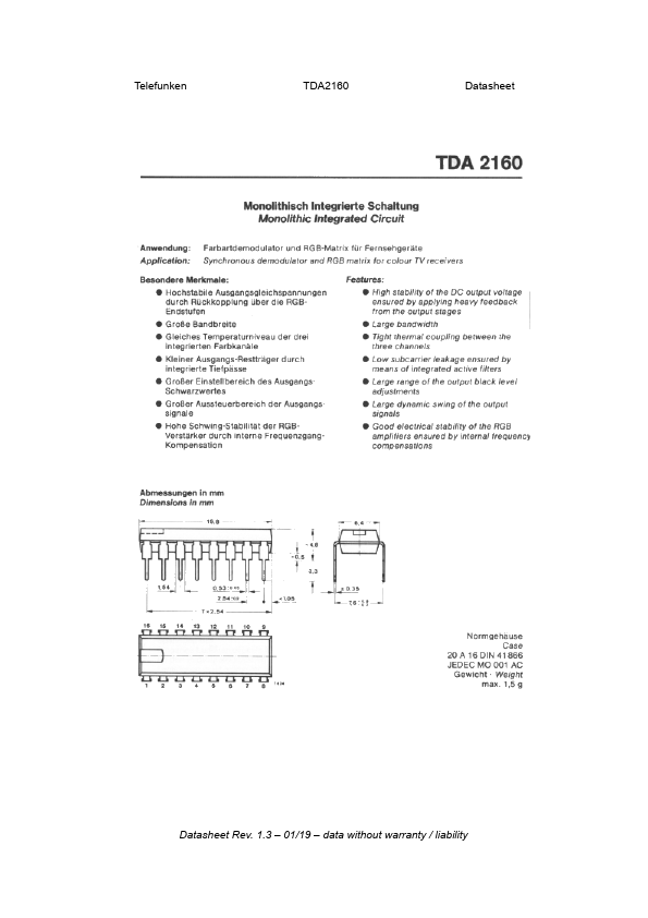 TDA2160