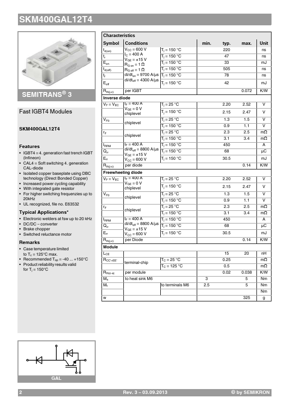 SKM400GAL12T4