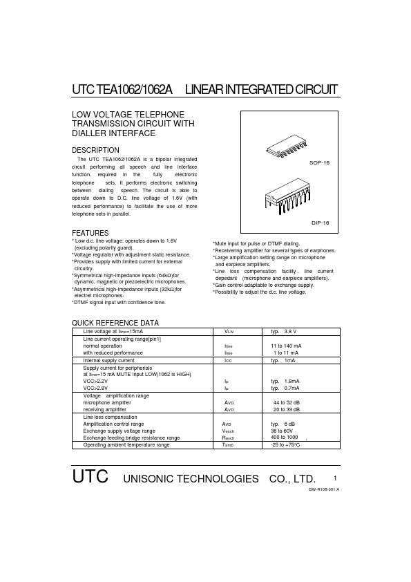 UTCTEA1062