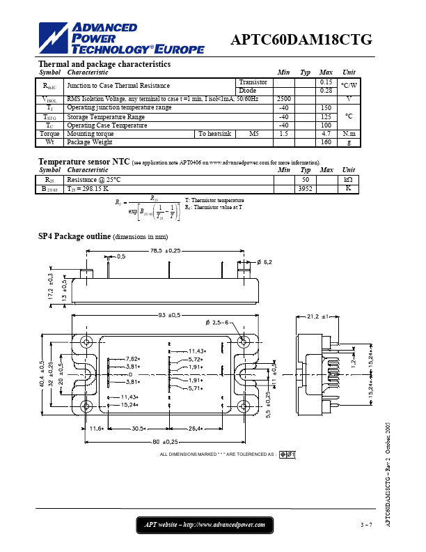 APTC60DAM18CTG