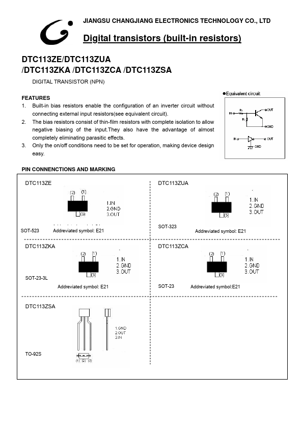 DTC113ZE