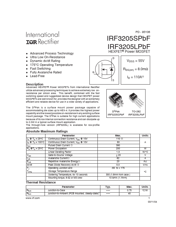 IRF3205L