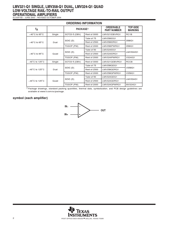 LMV321-Q1