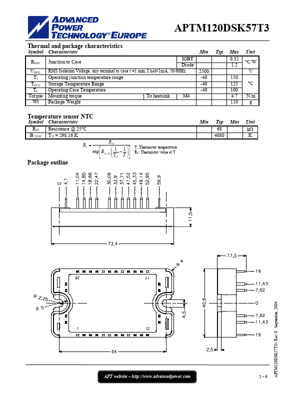 APTM120DSK57T3