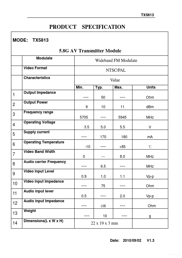 TX5813