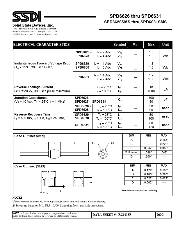 SPD6626SMS