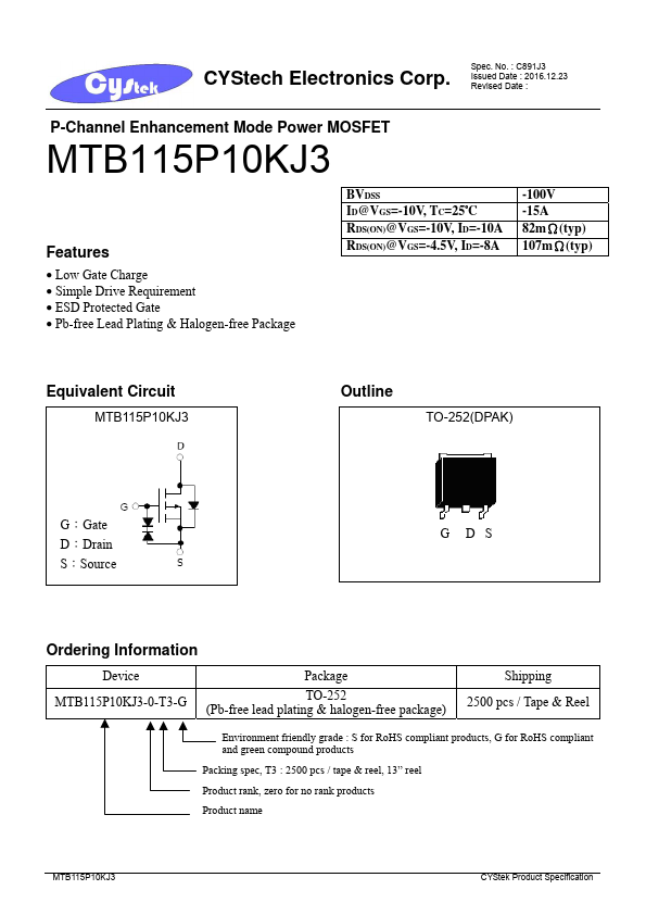 MTB115P10KJ3