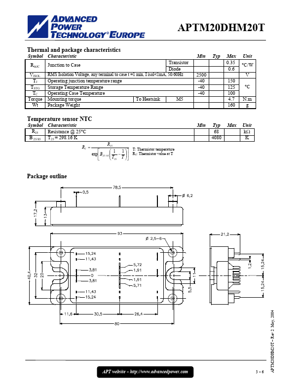 APTM20DHM20T