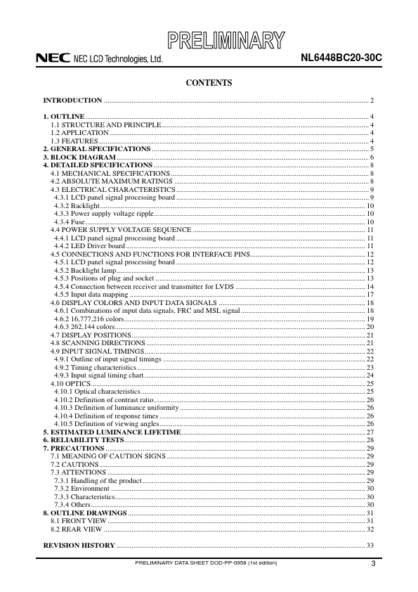 NL6448BC20-30C