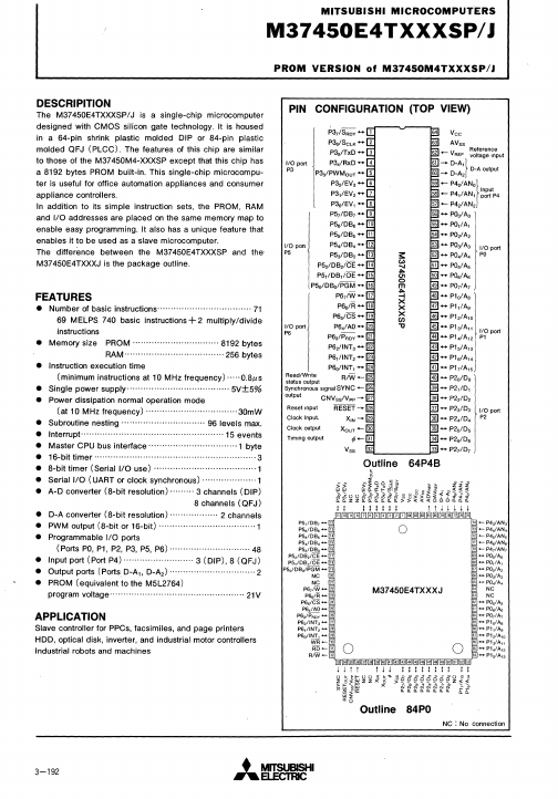 M37450E4TXXXJ