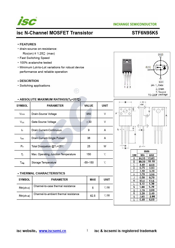 STF6N95K5