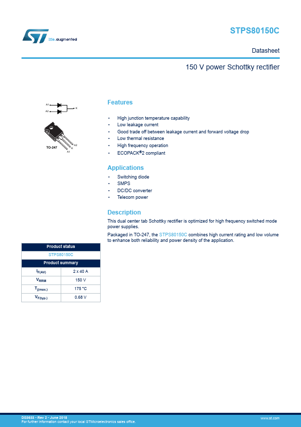 STPS80150CW