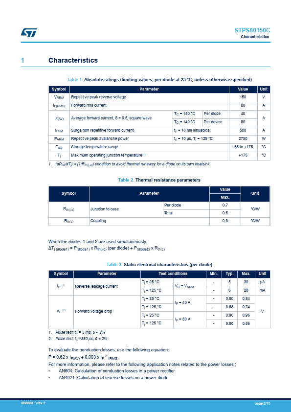 STPS80150CW