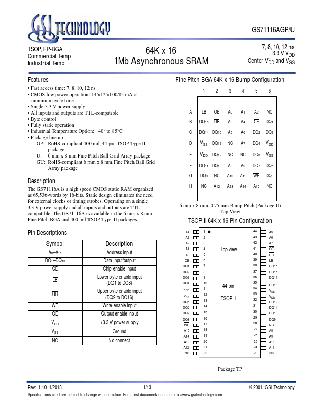 GS71116AGP