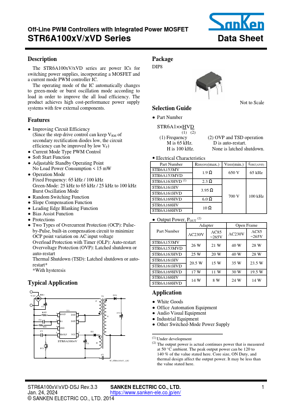 STR6A161HVD