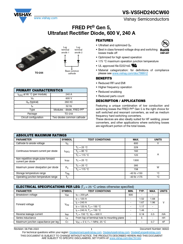 VS-VS5HD240CW60