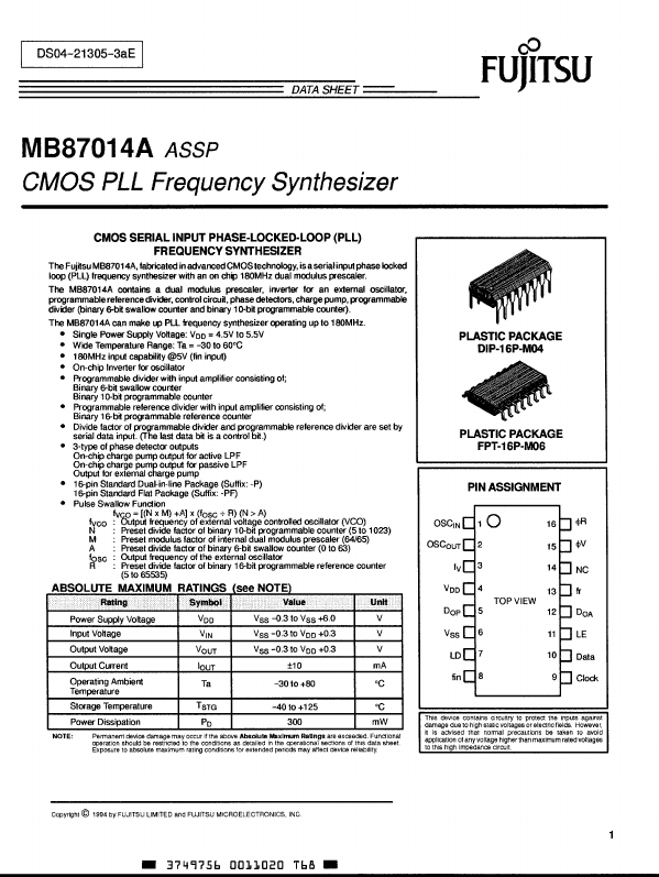 MB87014A