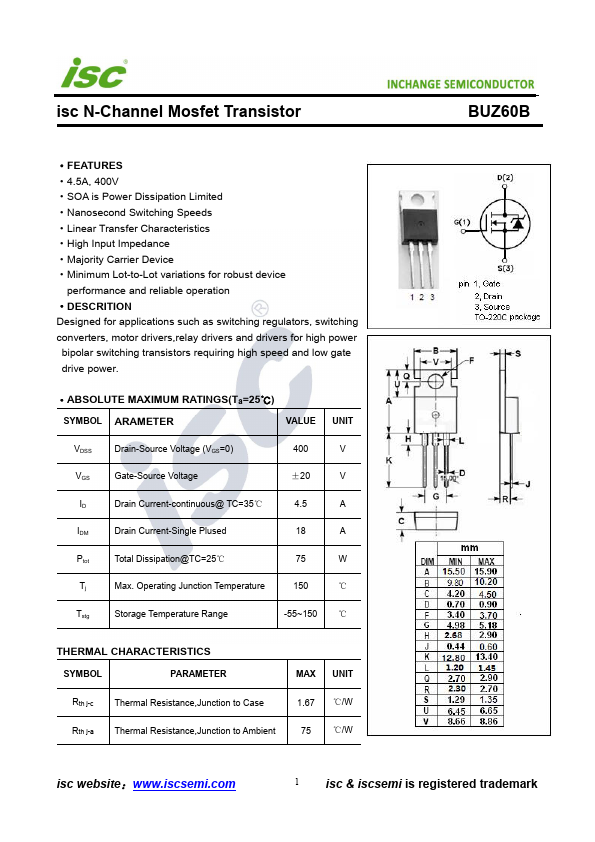 BUZ60B