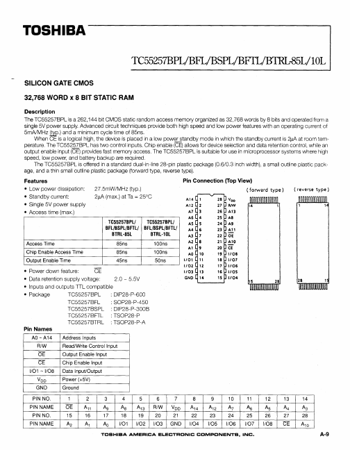 TC55257BTRL-10L