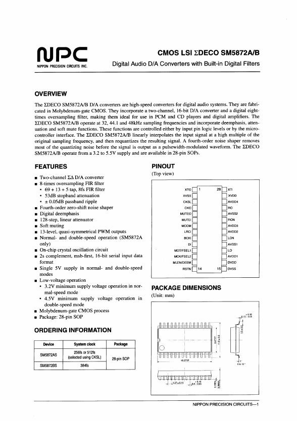 SM5872B