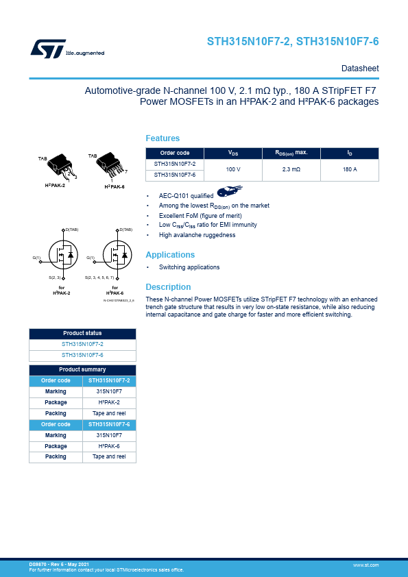 STH315N10F7-6