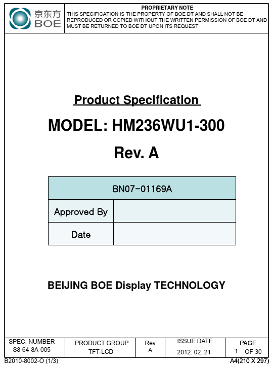 HM236WU1-300