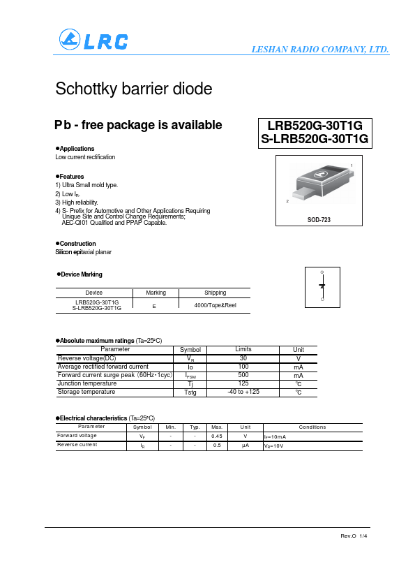 S-LRB520G-30T1G