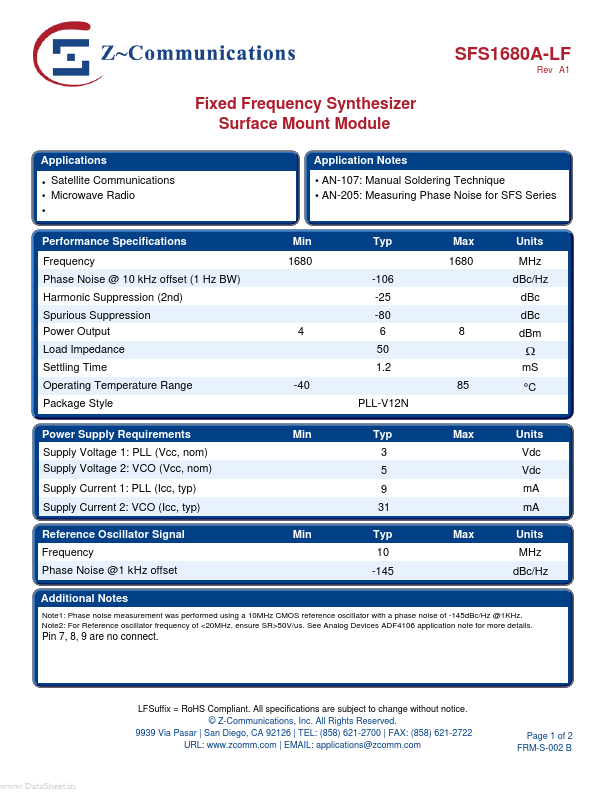 SFS1680A-LF