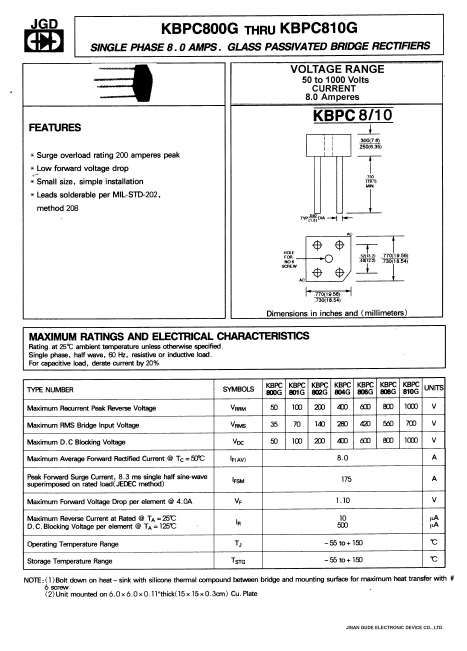 KBPC810G