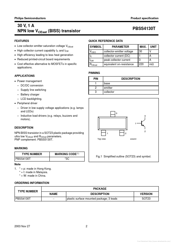 PBSS4130T