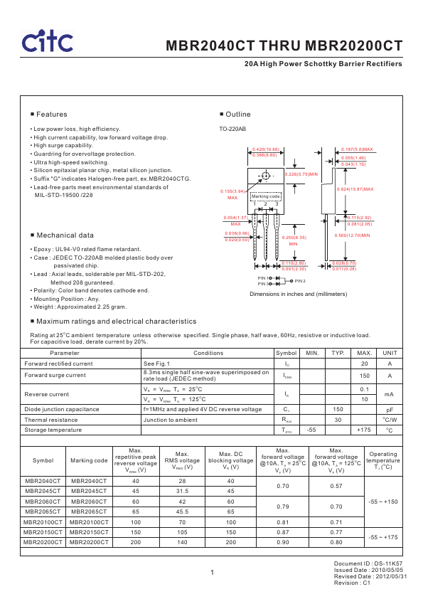 MBR2060CT