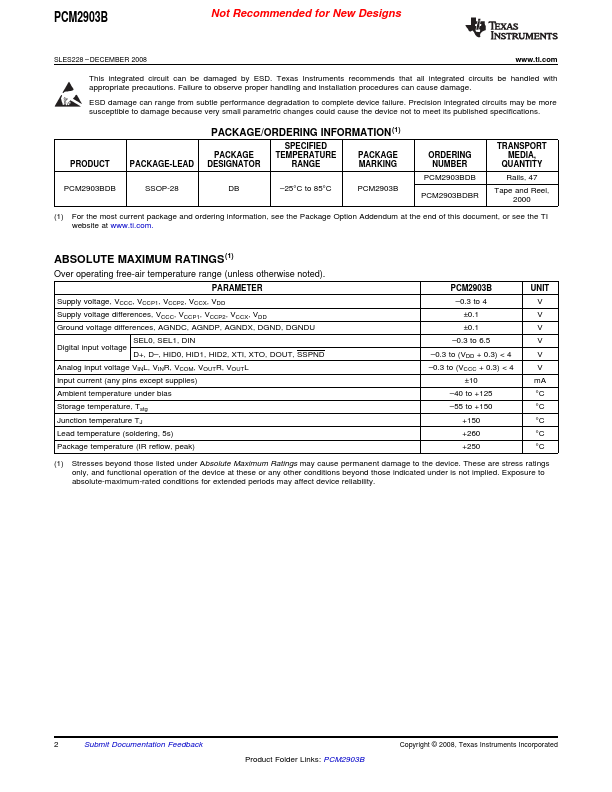 PCM2903B