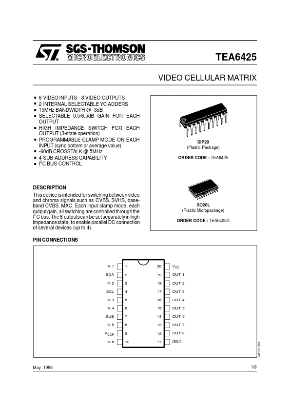 TEA6425D