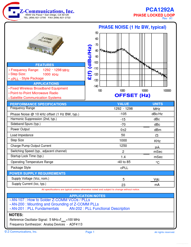 PCA1292A