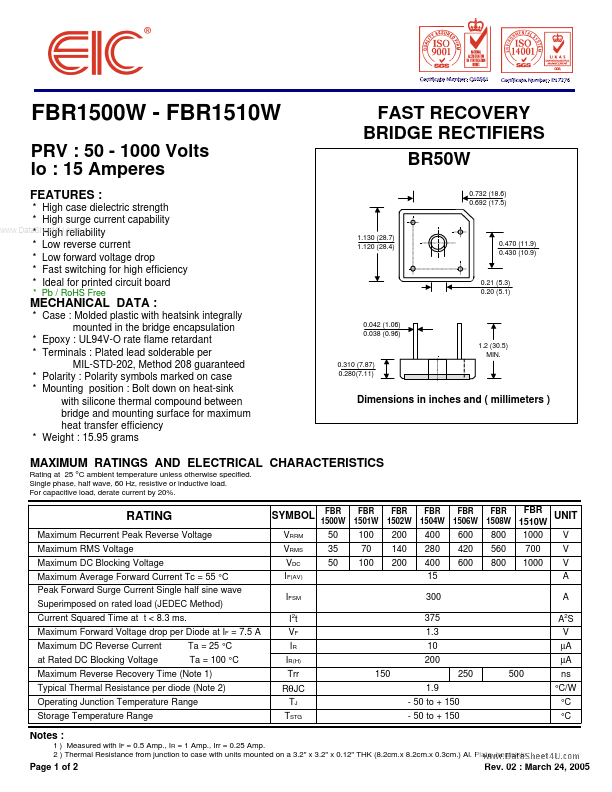 FBR1500W