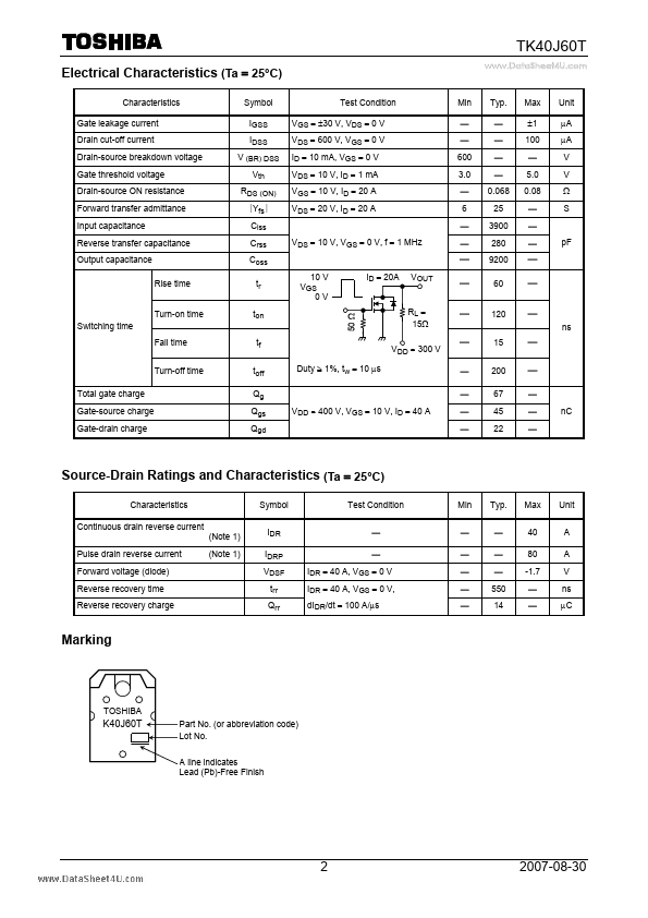 TK40J60T