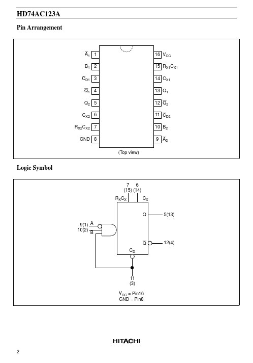 HD74AC123A