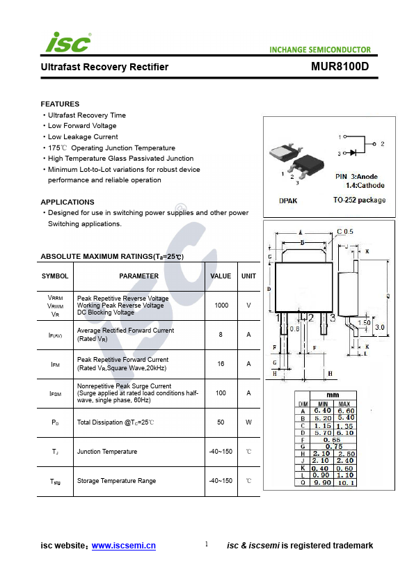 MUR8100D