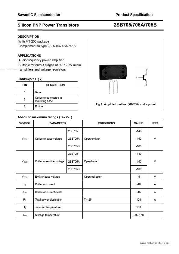 2SB705B